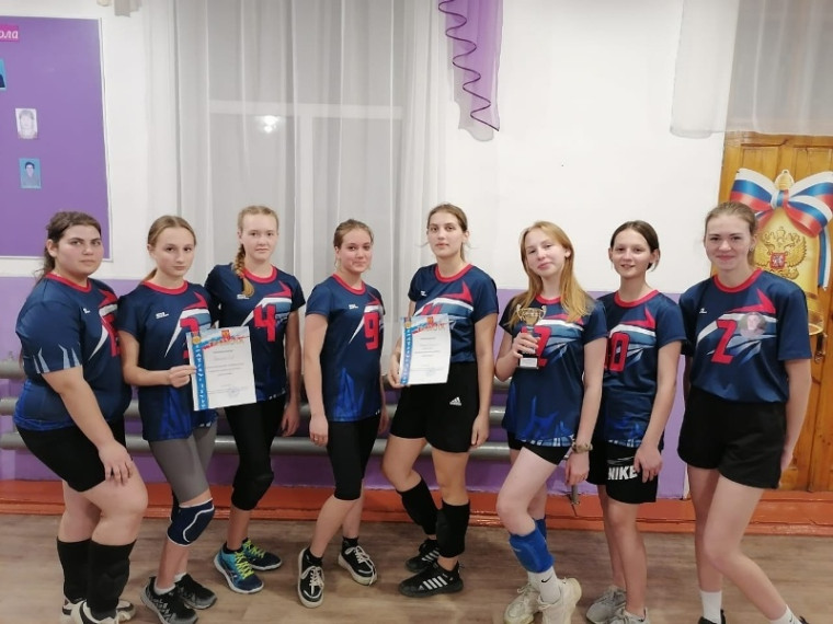Первенство Тюменцевского района по волейболу среди девушек.